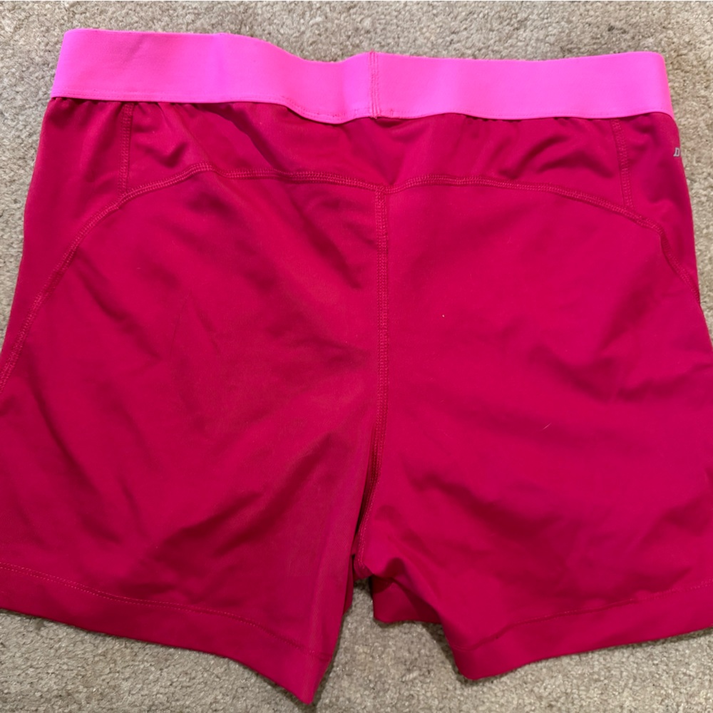 Nike Pro Pink Athletic Shorts - Side XL - Picture 2 of 2